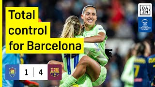 HIGHLIGHTS  SKN StPölten vs FC Barcelona  UEFA Womens Champions League 202425 [upl. by Akamaozu]