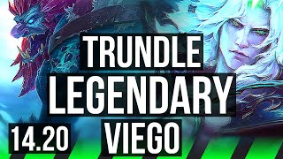 TRUNDLE vs VIEGO JGL  Legendary 1434  EUNE Diamond  1420 [upl. by Atterahs]