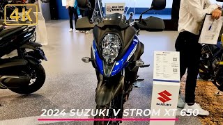 2024 AllNew Suzuki VStrom 650 XT First Look and Detail 4k [upl. by Hailahk157]