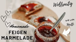 Feigenmarmelade wie von Mutti  Einfaches Rezept  Wolfsartig [upl. by Gilligan]