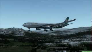 Landing at Bern  Oman Air A330300 [upl. by Armalla]