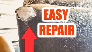 How To Repair Ripped Vinyl or Bonded Leather  Easy [upl. by Aggarwal]