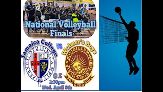 National Volleyball Urban Finals Jamaica College vs Wolmers High [upl. by Nalak421]