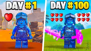 I Survived 100 Days in Lego Fortnite [upl. by Acalia]