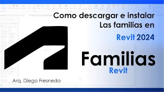 Como Descargar e Instalar Las familias en Revit 2024 [upl. by Atnad]