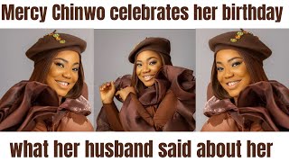 Mercy Chinwo celebrates her birthday her husband has this to say… mercychinwo mercychinwoblessed [upl. by Stoecker485]