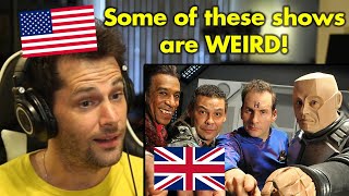 American Reacts to Top 10 British Cult Sitcoms [upl. by Anan]