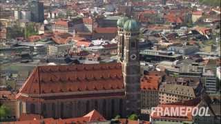 Munich City Cineflex HD Aerials  Framepool [upl. by Eemyaj]