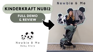 Kinderkraft Nubi2 Compact Stroller  Full Demonstration amp Review ✨ [upl. by Ahcirt339]