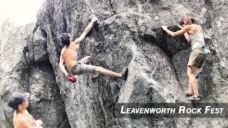 Leavenworth Bouldering Rockfest Der Klettergarten Competition [upl. by Tana]