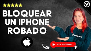 Cómo BLOQUEAR un IPHONE ROBADO  🚨 Reporta el IMEI 🚨 [upl. by Gerhardine175]