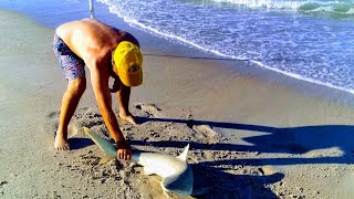 Surf fishing Playalinda beach [upl. by Suhcnip78]