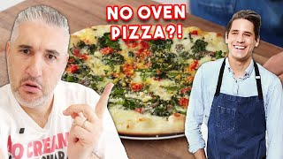 Italian Chef Reacts to Brian Lagerstroms NO OVEN PIZZA  Honest Review and Improvements [upl. by Arries]