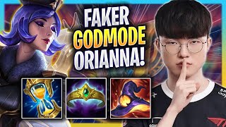 FAKER LITERALLY GOD MODE WITH ORIANNA  T1 Faker Plays Orianna MID vs Yasuo  Bootcamp 2023 [upl. by Ag]