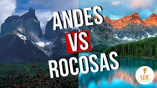 LA VERDADERA DIFERENCIA ENTRE ANDES VS MONTAÑAS ROCOSAS DOS GIGANTES DE AMÉRICA [upl. by Truman]