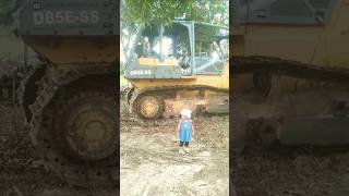 Dek ada hantu drama vlog family trending shorts viralvideo comedy funny excavator buldozer [upl. by Akenom]