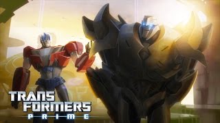 Transformers Prime  The Origin Story of Optimus Prime amp Megatron  Transformers Official [upl. by Nomed]