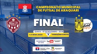 FINAL MUNICIPAL DE FUTSAL DE ARAQUARI 2024  07112024 [upl. by Nork]