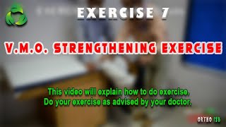 Exercise 9 VMO Strengthening Exercises [upl. by Annyrb]