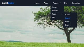 How To Make Drop Down Menu Using HTML And CSS [upl. by Otxis]