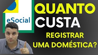 QUANTO CUSTA PARA REGISTRAR EMPREGADA DOMÉSTICA EM 2024 GUIA COMPLETO COM SALÁRIO MÍNIMO [upl. by Ennagrom]