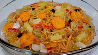 HOW TO MAKE PAPAYA ATCHARAPICKLED GREEN PAPAYA [upl. by Akcir]