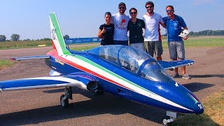 XXL AERMACCHI MB 339 RC TURBINE JET  DANIEL SOCIONOVI  HORIZON AIRMEET 2018 [upl. by Annahsor125]