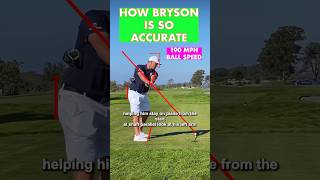 SO ACCURATE Bryson DeChambeau Slow Motion Driver Swing Analysis DTL golf golfswing [upl. by Latouche]