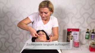 Sanfte Haarentfernung mit Adessa soft sugaring  Gesicht [upl. by Gala]