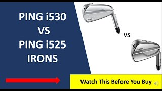 ✅ Ping i530 Vs Ping i525 Irons Review 2024  Big Upgrade Or Not [upl. by Harv876]