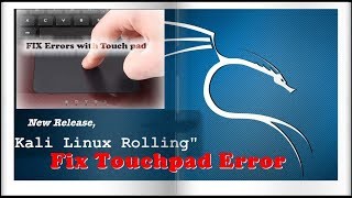 kali linux tap to touch fix  Touchpad Tapping error Solved  KALILINUX 100working [upl. by Sisile592]