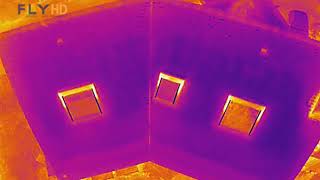 Thermographie aérienne d’une maison individuelle par un drone [upl. by Nilram]