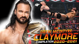 WWE Drew McIntyre  Claymore Kick Compilation 20202021  By Acknowledge Me [upl. by Swehttam283]