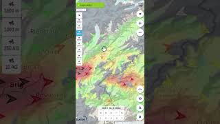 Neu  1000m und 2500m Ebenen für die burnair 2D Wind Prognosen [upl. by Noynek]