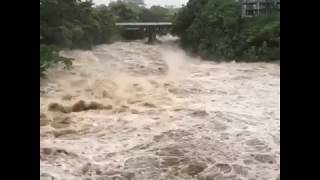 Hurricane Lane Wailuku River In Hawaii [upl. by Oderfla252]