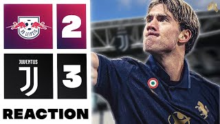 THIS IS A REAL TEAM  Leipzig 23 Juventus Match Reaction [upl. by Nylirem]