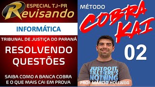 02  RESOLVENDO QUESTOES DE INFORMATICA  TJPR [upl. by Retsbew186]