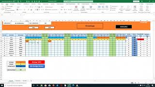 Urlaubsplaner und statistik mit Excel [upl. by Nnylyrehc]