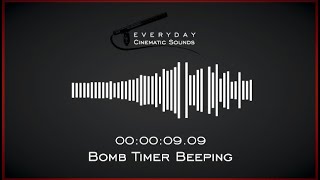 Bomb Countdown Beep  HQ Sound Effect [upl. by Nnylidnarb]