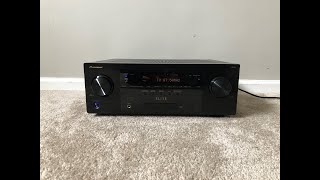 How to Factory Reset Pioneer Elite VSX60 72 HDMI Home Theater Surround Receiver [upl. by Sorvats]