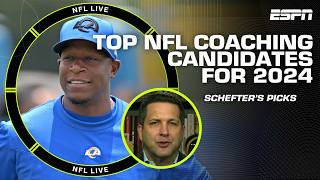 Adam Schefters top NFL head coaching candidates for 2024  NFL Live [upl. by Berger]