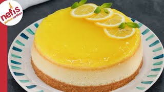 ASLA Ã‡ATLAMAYAN ğŸ‘ŒğŸ» Kolay Limonlu Cheesecake Tarifi ğŸ‹ğŸ° [upl. by Nytsirk]