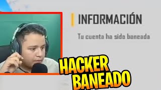 GARENA VUELVE A BANEAR AL HACKER EN SU PROPIO DIRECTO  FREE FIRE [upl. by Fionna]