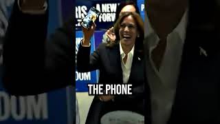 Kamala Harris EXPOSED For FAKING Phone Call 😳 [upl. by Ahsrav816]