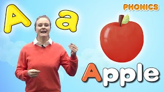 Phonics Step 1  Alphabet  Lesson 1 Aa Bb  4 Step Phonics [upl. by Ybbed]