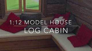 112 scale Log Cabin architectural model [upl. by Norra]