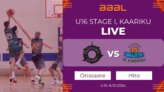 KK HitoBC Karjamaa vs Orissaare  BBBL Boys U16 [upl. by Wooster745]