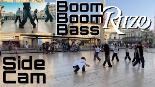 KPOP IN PUBLIC SIDE CAM RIIZE 라이즈 ‘BOOM BOOM BASS’ KPOP Dance cover by HDK from France [upl. by Ulrick]