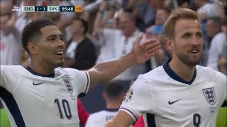 JUDE BELLINGHAM GOAL  ENGLAND VS SLOVAKIA UEFA EURO 2024 [upl. by Chlo]