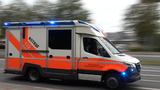 NEF 2 Notarztwache StralsundMitte  RTW Rettungswache StralsundWest [upl. by Farlay]